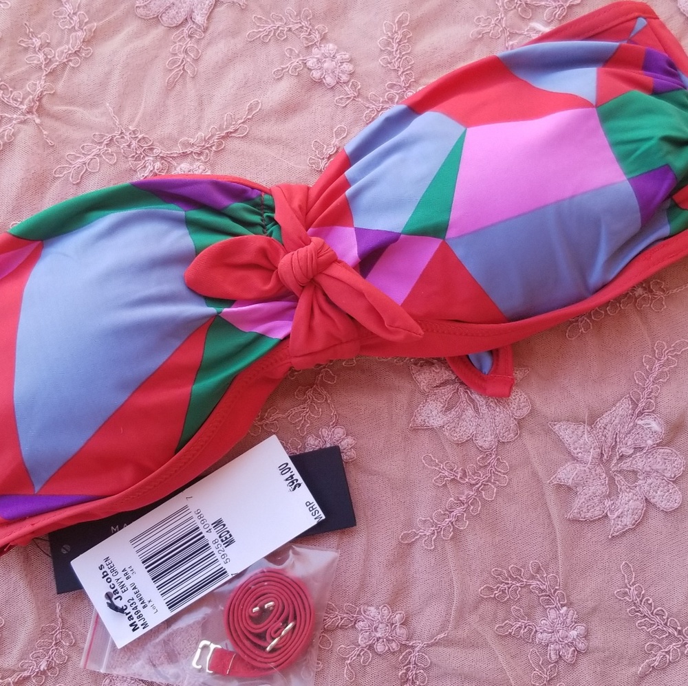 Marc by Marc Jacobs Bandeau Bikini Top sz M